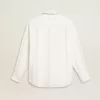 Cămașă pentru femei cu model cu dungi verticale și broderie cu cristale Cămașă pentru femei cu model cu dungi verticale și broderie cu cristale
