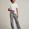 Colecția White Star Tricou cu stea aurie strălucitoare pe partea din față Colecția White Star Tricou cu stea aurie strălucitoare pe partea din față
