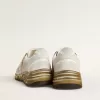 Dad-Star pentru bărbați, din plasă și piele de căprioară albă, cu stea din piele aurie Dad-Star pentru bărbați, din plasă și piele de căprioară albă, cu stea din piele aurie