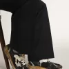 Dad-Star pentru bărbați, din plasă neagră și piele nappa, cu stea de culoarea gheții Dad-Star pentru bărbați, din plasă neagră și piele nappa, cu stea de culoarea gheții