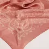 Eșarfă roz vechi cu imprimeu paisley Eșarfă roz vechi cu imprimeu paisley