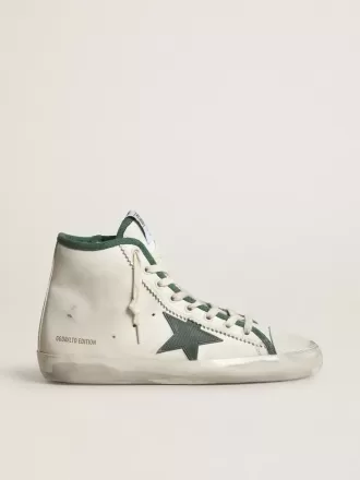 Francy LTD pentru femei, din piele nappa, cu stea verde din cauciuc Francy LTD pentru femei, din piele nappa, cu stea verde din cauciuc