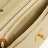 Geantă Gioia din piele de oaie gri mineral cu detalii aurii Geantă Gioia din piele de oaie gri mineral cu detalii aurii