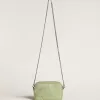 Geantă Mini Star din piele verde deschis cu imprimeu de șarpe Geantă Mini Star din piele verde deschis cu imprimeu de șarpe