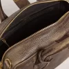 Geantă Vita din piele maro vintage cu detalii aurii Geantă Vita din piele maro vintage cu detalii aurii
