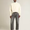 Hanorac alb învechit cu logo inversat pe spate – Jersey Capsule Hanorac alb învechit cu logo inversat pe spate – Jersey Capsule