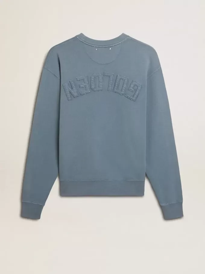Hanorac albastru deschis cu logo inversat pe spate – Jersey Capsule Hanorac albastru deschis cu logo inversat pe spate – Jersey Capsule