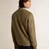Hanorac din bumbac de culoare fag, cu efect vintage Hanorac din bumbac de culoare fag, cu efect vintage