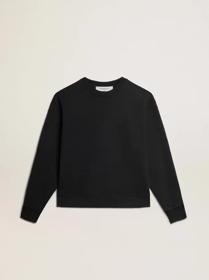 Hanorac negru spălat, cu logo inversat pe spate – Jersey Capsule Hanorac negru spălat, cu logo inversat pe spate – Jersey Capsule