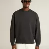 Hanorac negru spălat, cu logo inversat pe spate – Jersey Capsule Hanorac negru spălat, cu logo inversat pe spate – Jersey Capsule