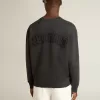Hanorac negru spălat, cu logo inversat pe spate – Jersey Capsule Hanorac negru spălat, cu logo inversat pe spate – Jersey Capsule