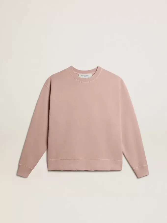 Hanorac roz pudrat cu logo inversat pe spate – Jersey Capsule Hanorac roz pudrat cu logo inversat pe spate – Jersey Capsule