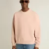 Hanorac roz pudrat cu logo inversat pe spate – Jersey Capsule Hanorac roz pudrat cu logo inversat pe spate – Jersey Capsule