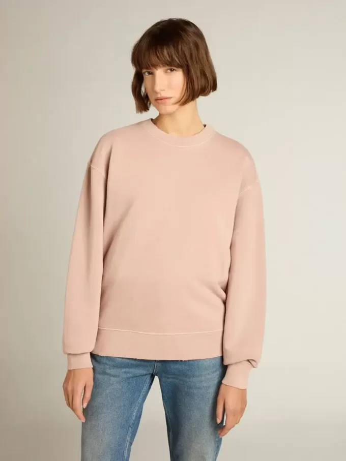 Hanorac roz pudrat cu logo inversat pe spate – Jersey Capsule Hanorac roz pudrat cu logo inversat pe spate – Jersey Capsule