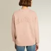 Hanorac roz pudrat cu logo inversat pe spate – Jersey Capsule Hanorac roz pudrat cu logo inversat pe spate – Jersey Capsule