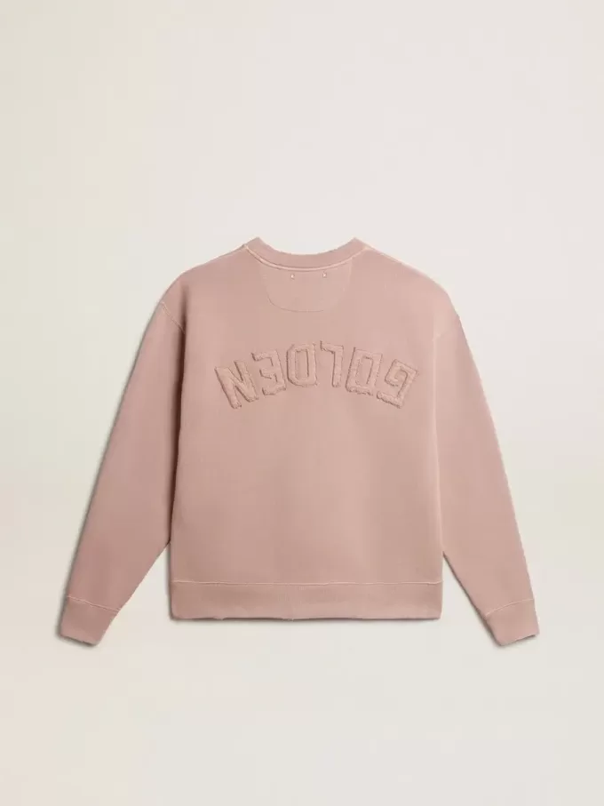 Hanorac roz pudrat cu logo inversat pe spate – Jersey Capsule Hanorac roz pudrat cu logo inversat pe spate – Jersey Capsule