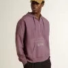 Hanorac unisex din bumbac mov cu imprimeu pe față Hanorac unisex din bumbac mov cu imprimeu pe față
