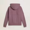 Hanorac unisex din bumbac mov cu imprimeu pe față Hanorac unisex din bumbac mov cu imprimeu pe față