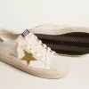 Hi Star cu stea din cristal Swarovski și călcâi din piele argintie Hi Star cu stea din cristal Swarovski și călcâi din piele argintie