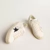 Hi Star pentru femei, cu stea albastră strălucitoare și talpă platină strălucitoare Hi Star pentru femei, cu stea albastră strălucitoare și talpă platină strălucitoare