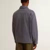 Jacheta albastră pentru bărbați din bumbac denim cu tratament distressat Jacheta albastră pentru bărbați din bumbac denim cu tratament distressat
