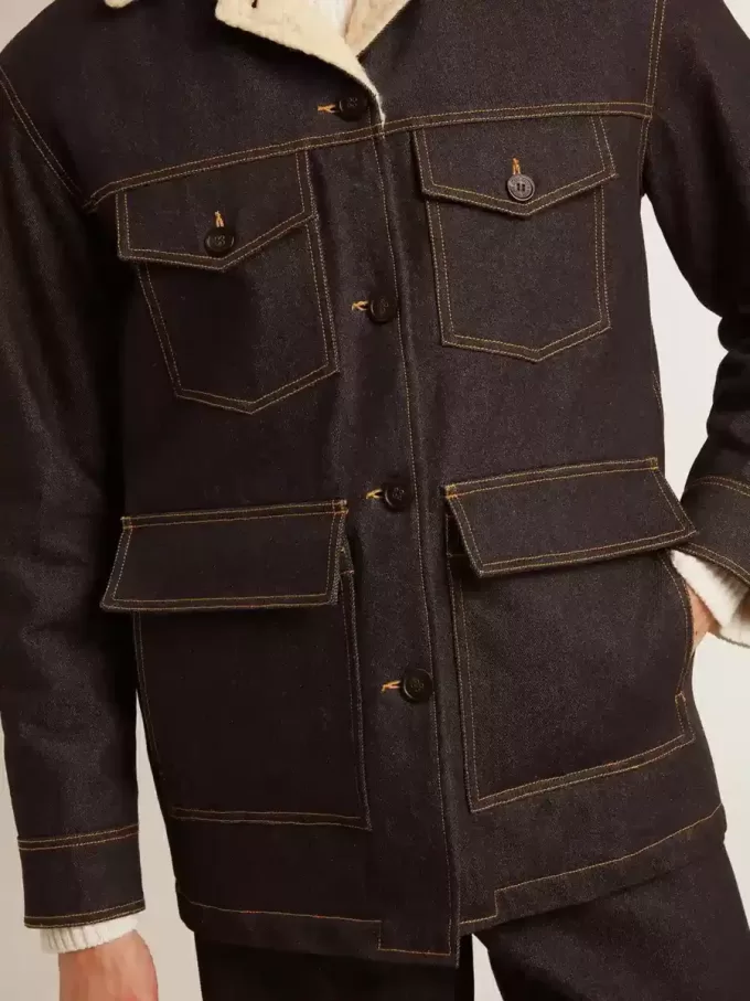 Jacheta din denim pentru bărbați Jacheta din denim pentru bărbați