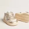 June Junior din piele nappa și inserții din piele metalică cu stea strălucitoare June Junior din piele nappa și inserții din piele metalică cu stea strălucitoare