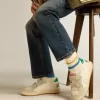 Junior Ball Star cu stea argintie și călcâi din piele de căprioară verde Junior Ball Star cu stea argintie și călcâi din piele de căprioară verde