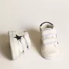 Junior June din piele nappa cu stea din piele de căprioară albastră închisă și bandă la călcâi Junior June din piele nappa cu stea din piele de căprioară albastră închisă și bandă la călcâi