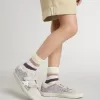 Junior Old School în argintiu și roz strălucitor, cu stea din piele albă Junior Old School în argintiu și roz strălucitor, cu stea din piele albă