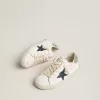 Junior Super-Star din piele cu stea strălucitoare și talpă cu toc Junior Super-Star din piele cu stea strălucitoare și talpă cu toc