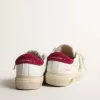 May Young din piele nappa cu stea strălucitoare platinată și talpă magenta May Young din piele nappa cu stea strălucitoare platinată și talpă magenta