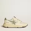 Men’s Running Sole LTD din nailon și piele nappa cu stea din nubuc și bandă la călcâi Men’s Running Sole LTD din nailon și piele nappa cu stea din nubuc și bandă la călcâi