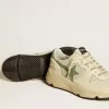 Men’s Running Sole LTD din nailon și piele nappa cu stea din nubuc și bandă la călcâi Men’s Running Sole LTD din nailon și piele nappa cu stea din nubuc și bandă la călcâi