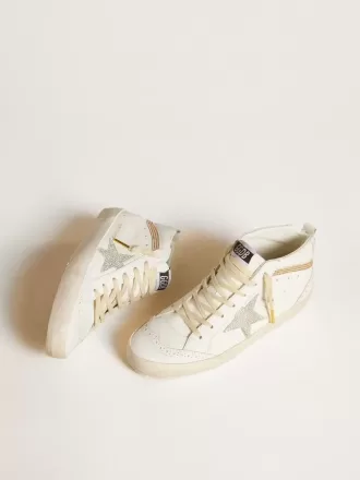 Mid Star LTD cu stea și talpă din piele de căprioară cu cristale Swarovski Mid Star LTD cu stea și talpă din piele de căprioară cu cristale Swarovski