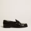 Mocasini Jerry din piele lăcuită neagră Mocasini Jerry din piele lăcuită neagră