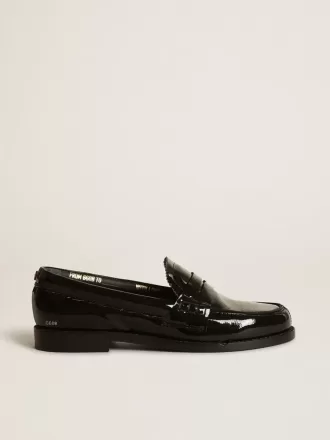Mocasini Jerry din piele lăcuită neagră Mocasini Jerry din piele lăcuită neagră