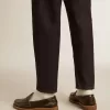 Mocasini Jerry pentru bărbați din piele neagră