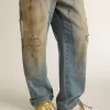 Modelul True-Star pentru bărbați, din piele nappa albă, cu stea din piele aurie și călcâi din piele de căprioară bej Modelul True-Star pentru bărbați, din piele nappa albă, cu stea din piele aurie și călcâi din piele de căprioară bej
