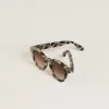 Ochelari de soare în stil Cameron cu model din coajă de broască țestoasă Ochelari de soare în stil Cameron cu model din coajă de broască țestoasă