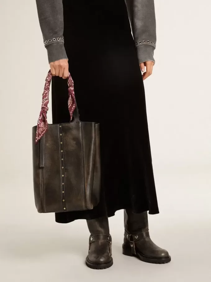 Panglică din twill de mătase burgund cu model paisley Panglică din twill de mătase burgund cu model paisley