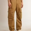 Pantaloni cargo bej kaki Pantaloni cargo bej kaki