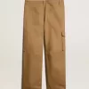 Pantaloni cargo bej kaki Pantaloni cargo bej kaki