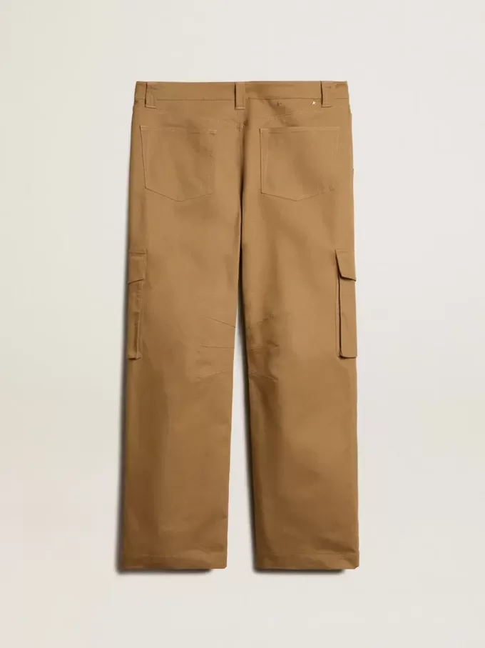 Pantaloni cargo bej kaki Pantaloni cargo bej kaki
