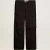 Pantaloni cargo negri Pantaloni cargo negri