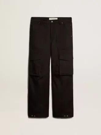 Pantaloni cargo negri