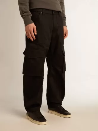 Pantaloni cargo negri