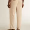 Pantaloni chino bej pentru bărbați, cu finisaj uzat Pantaloni chino bej pentru bărbați, cu finisaj uzat