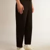 Pantaloni chino din bumbac negru pentru bărbați Pantaloni chino din bumbac negru pentru bărbați