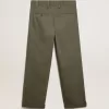 Pantaloni chino Golden Collection verde militar